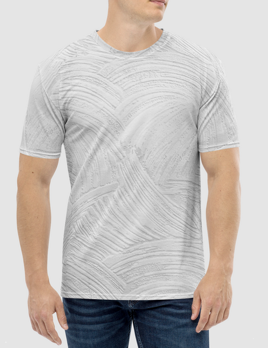 White Plaster Paint Abstract | Men's Sublimated T-Shirt OniTakai