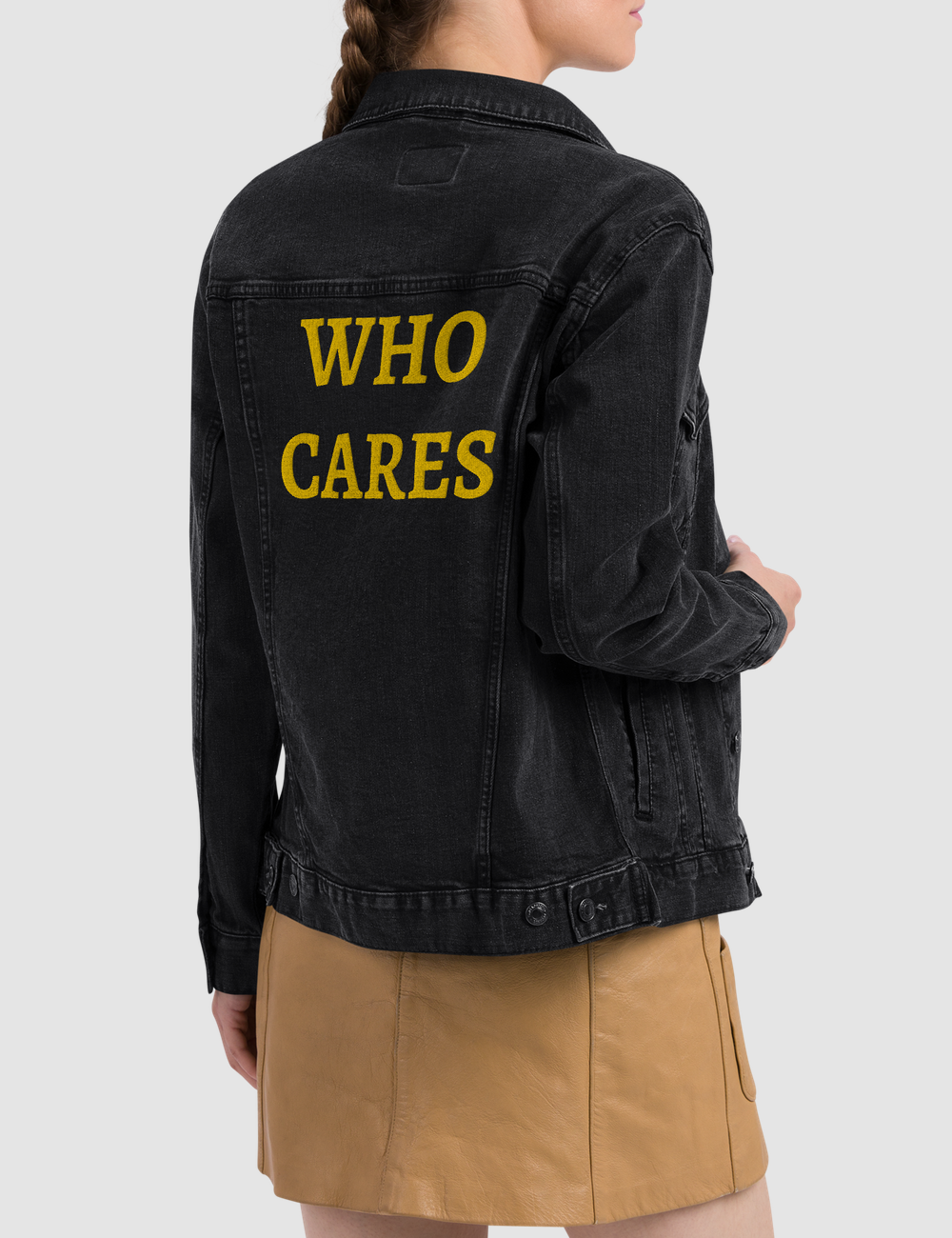 Who Cares | Women's Denim Jacket OniTakai