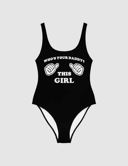 Who's Your Daddy? This Girl | Women's One-Piece Swimsuit OniTakai