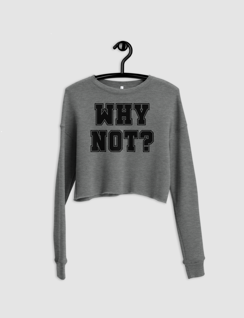 Why Not? Crop Sweatshirt OniTakai