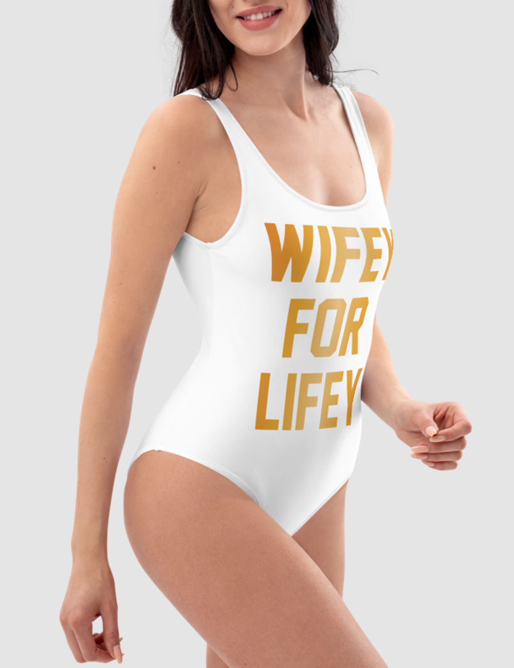 Wifey For Lifey | Women's One-Piece Swimsuit OniTakai