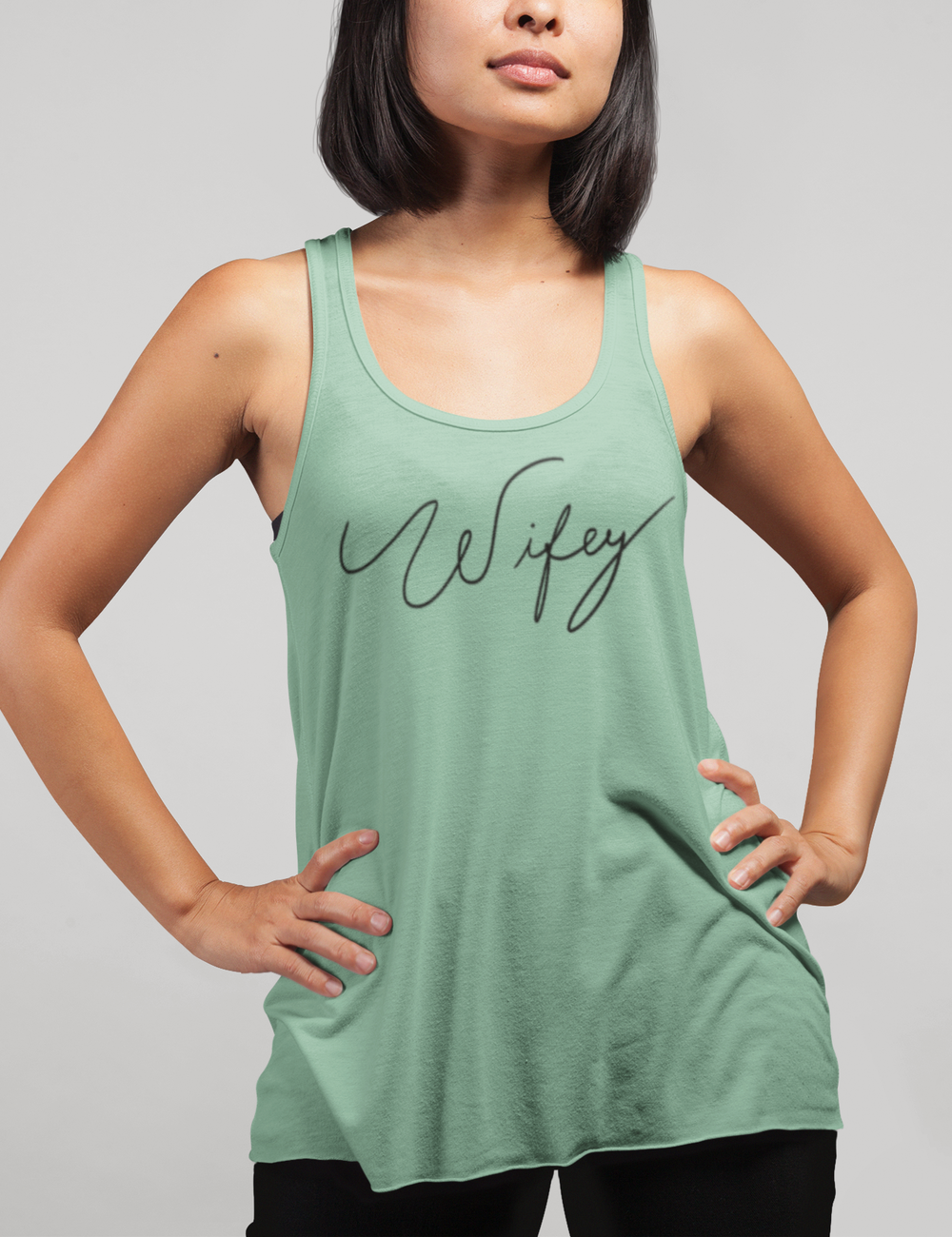 Wifey | Women's Cut Racerback Tank Top OniTakai