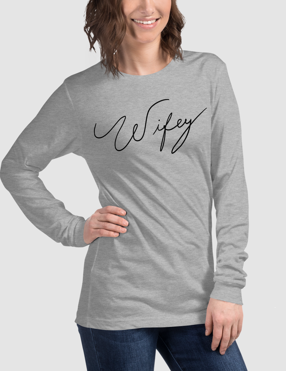 Wifey | Women's Long Sleeve Shirt OniTakai