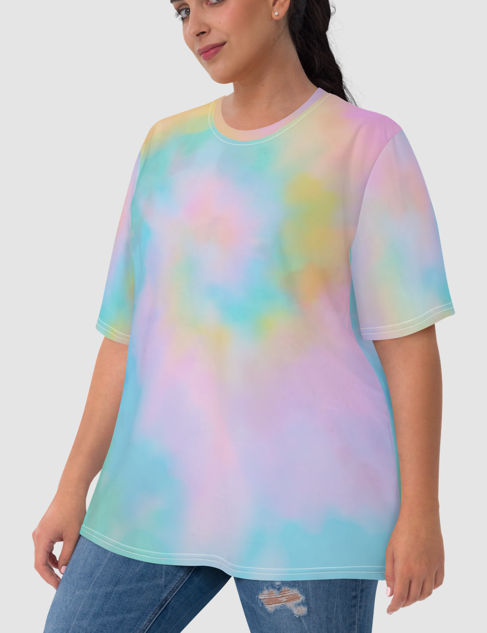 Wild Rainbow Easter Egg Tie Dye Women's T-Shirt OniTakai