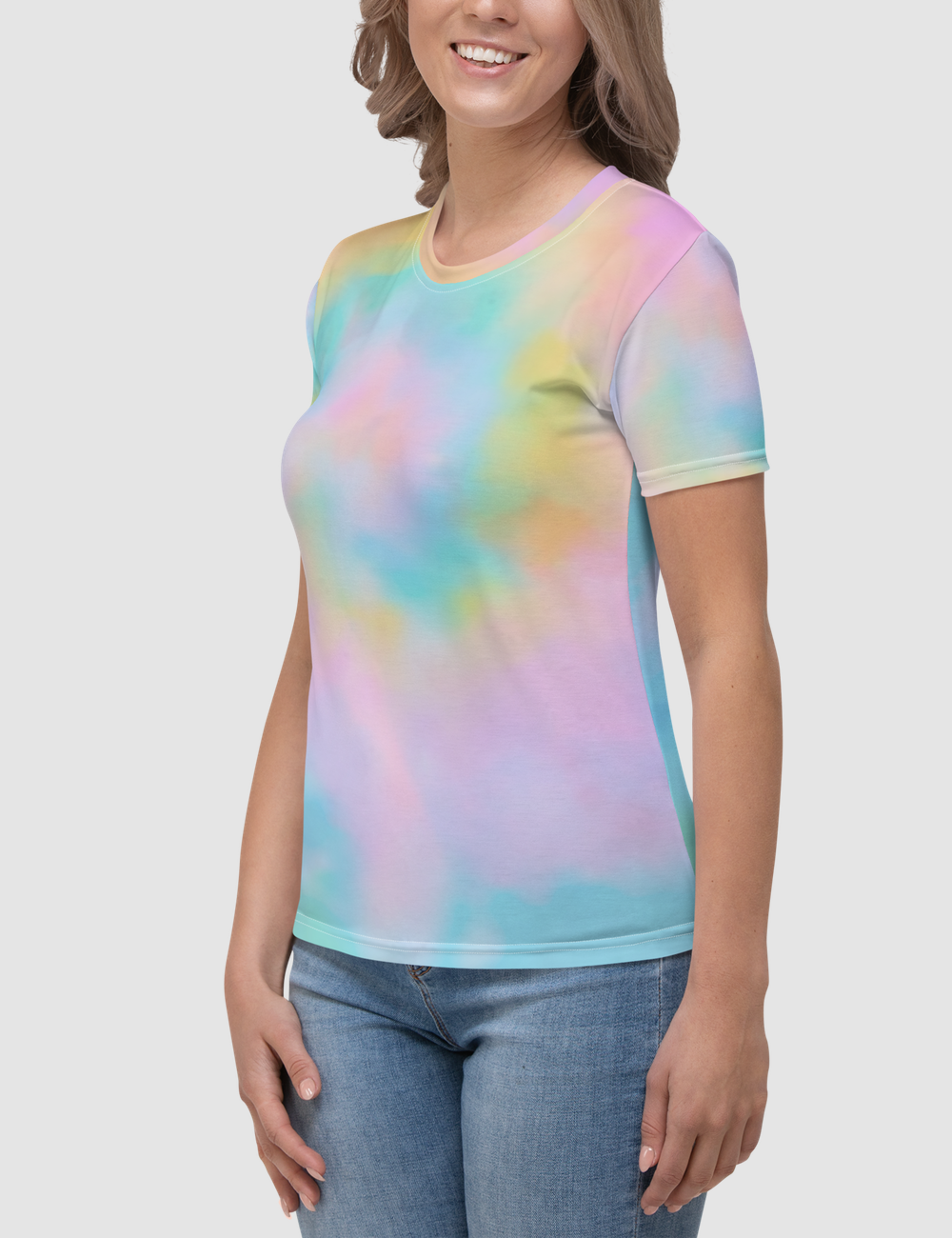 Wild Rainbow Easter Egg Tie Dye Women's T-Shirt OniTakai