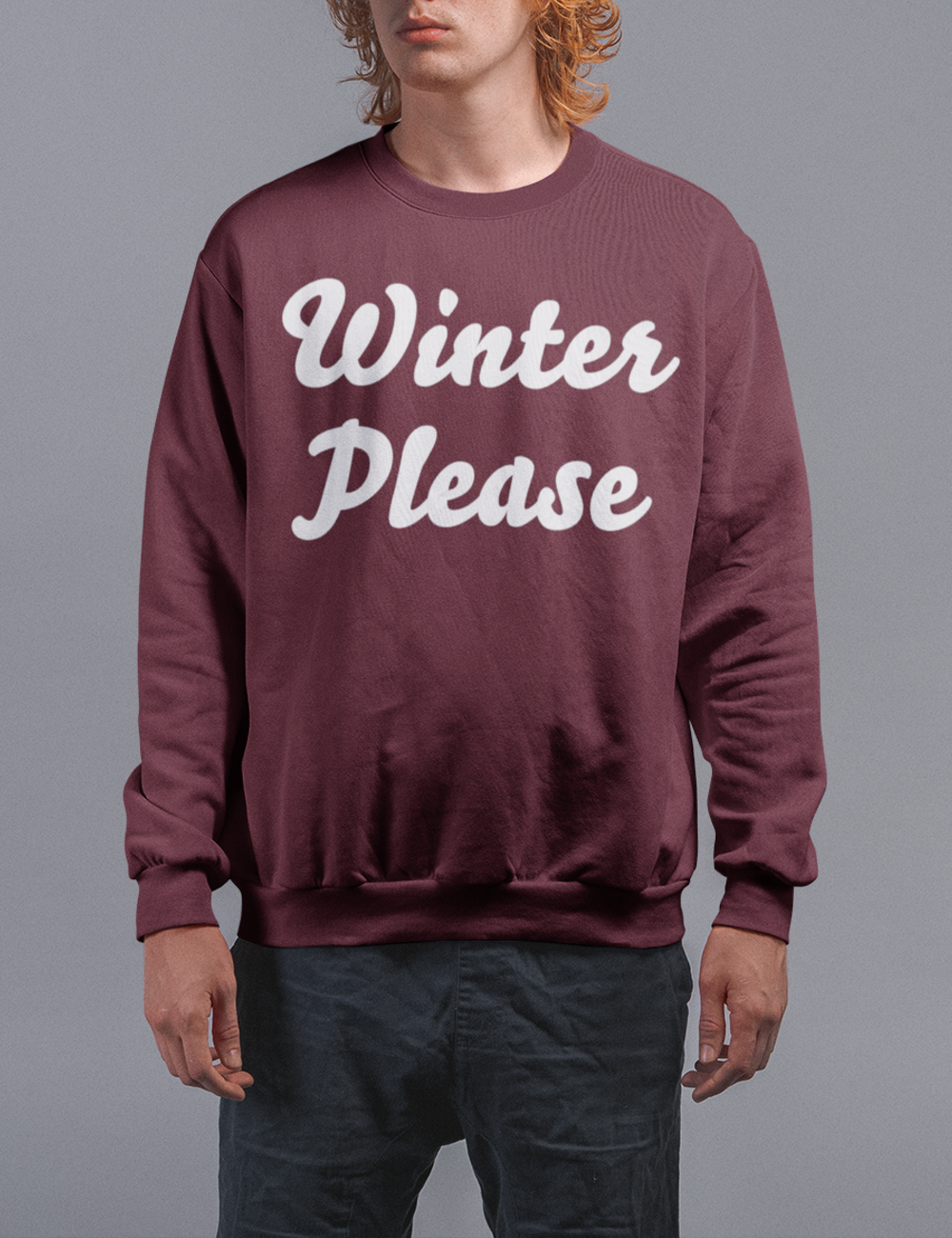 Winter Please | Crewneck Sweatshirt OniTakai