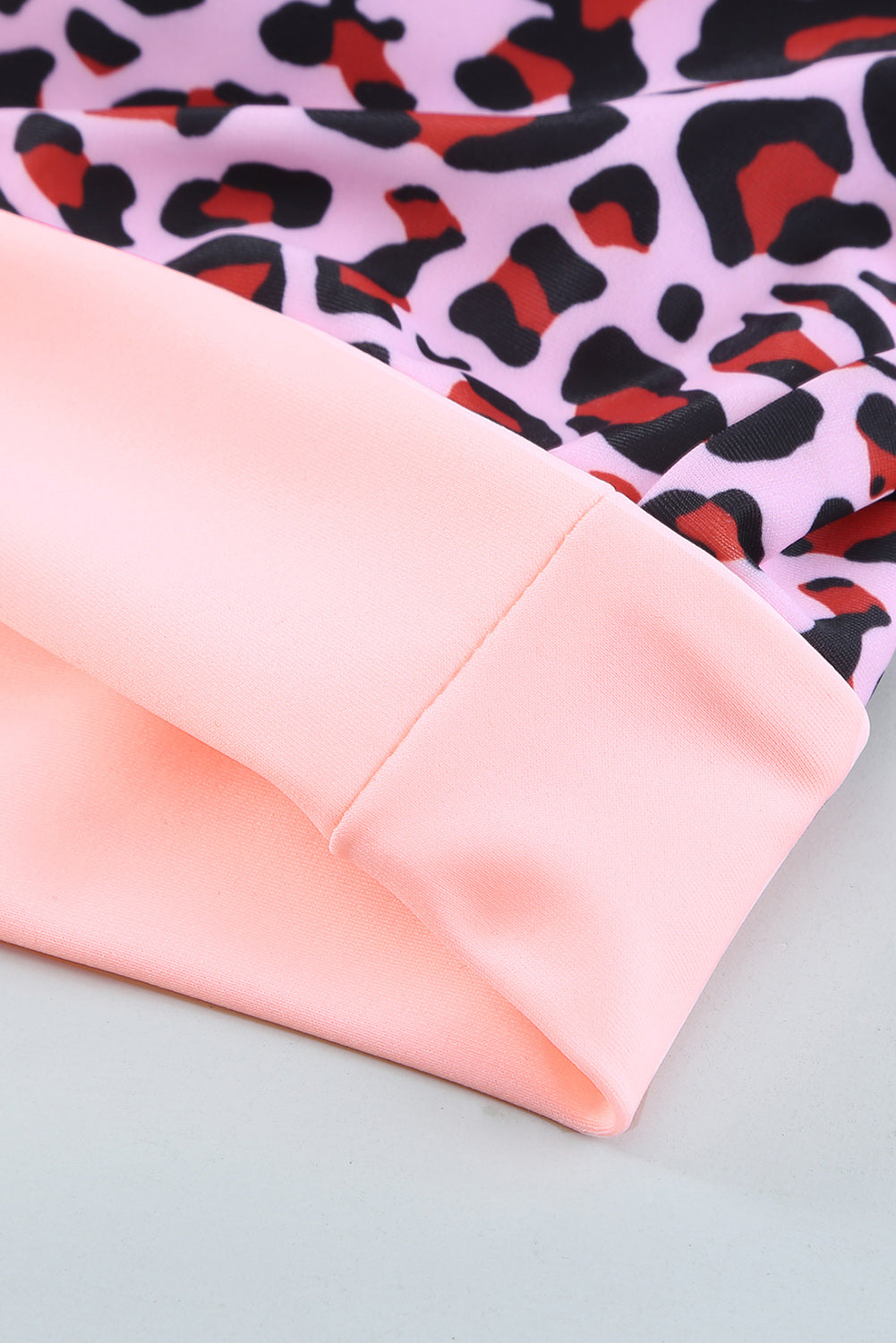 Women's Leopard Print Tie-Knot High Waist Tankini Set OniTakai