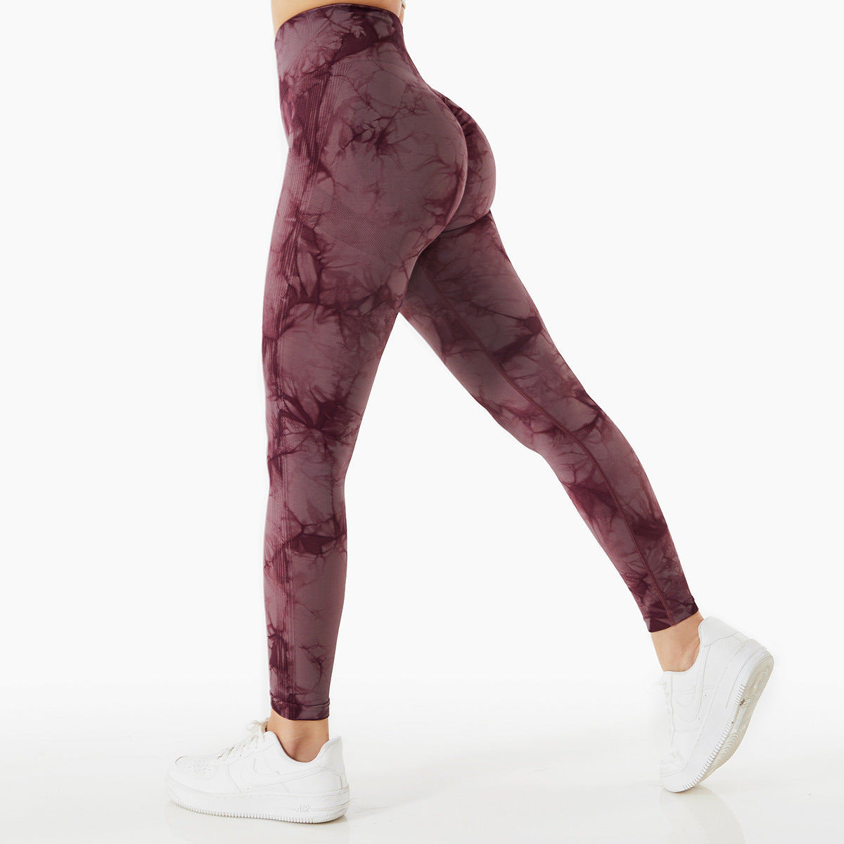 Women's Seamless Tie-Dye Hip-Lifting High-Waist Yoga Leggings OniTakai