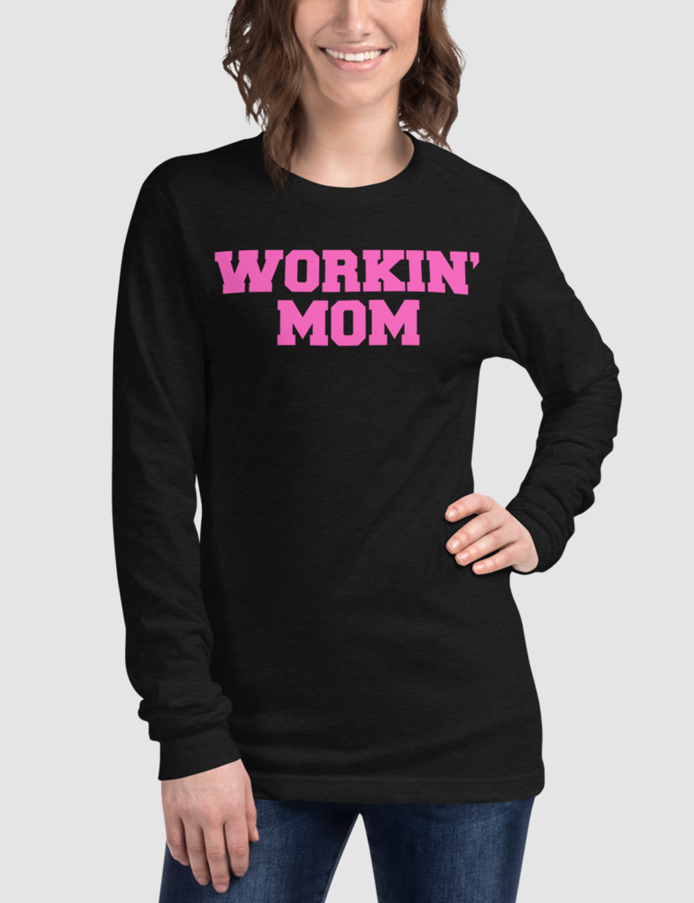 Workin' Mom | Women's Long Sleeve Shirt OniTakai