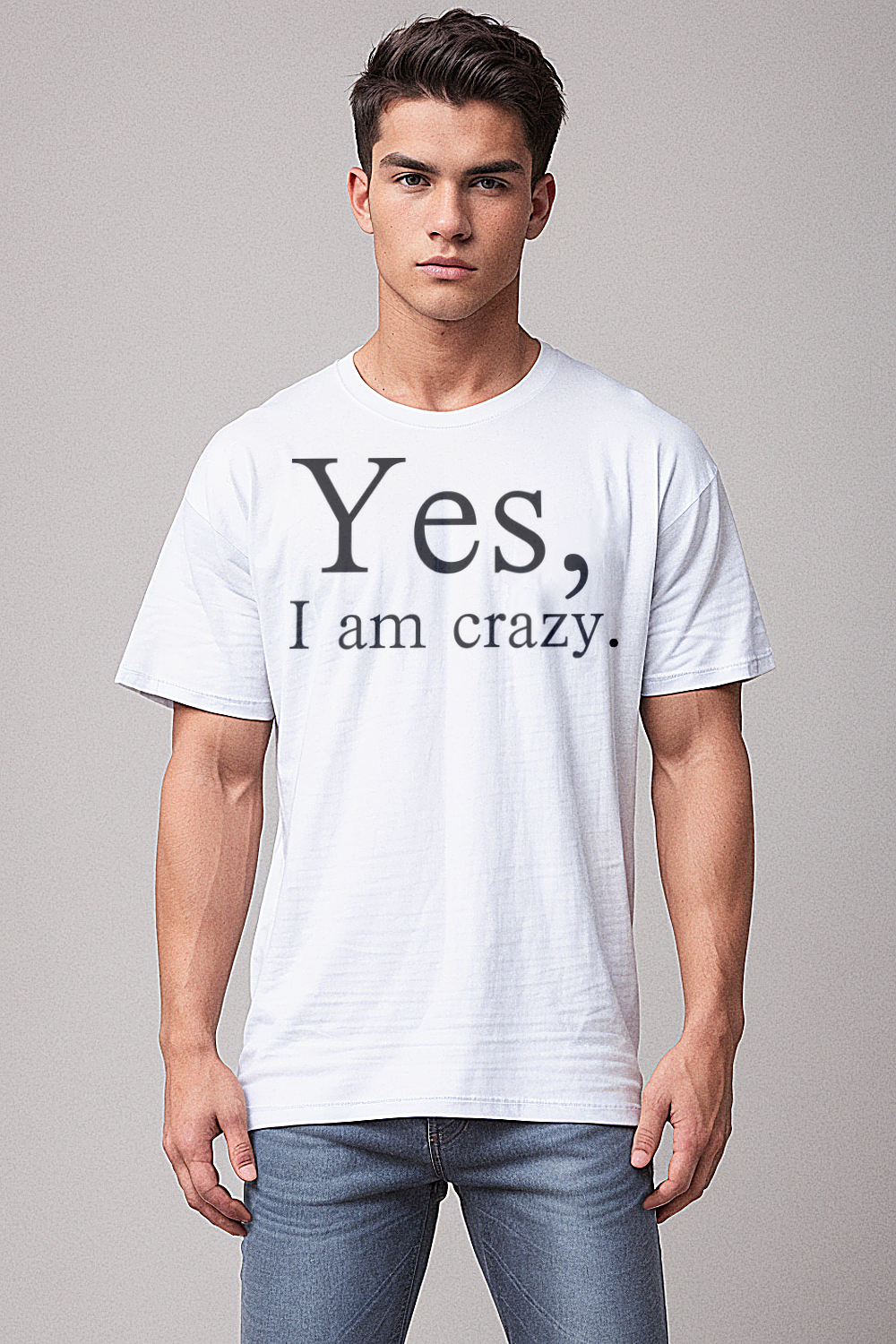 Yes I Am Crazy Men's Classic T-Shirt OniTakai