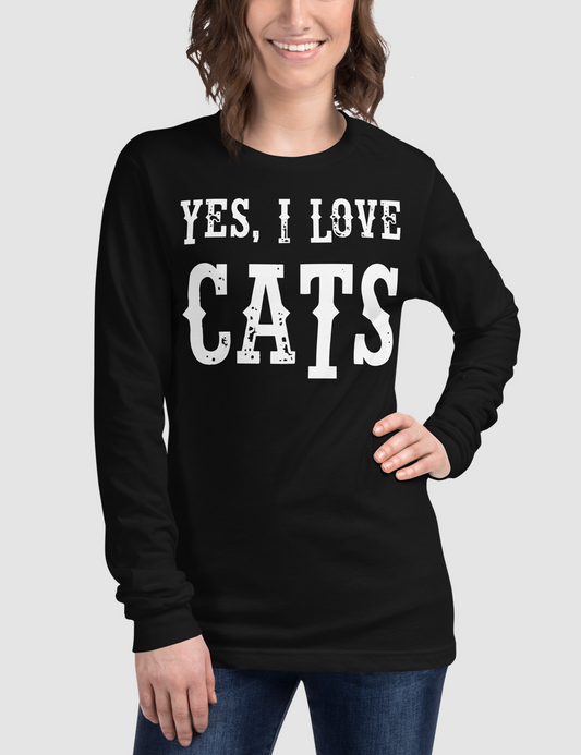 Yes I Love Cats | Women's Long Sleeve Shirt OniTakai
