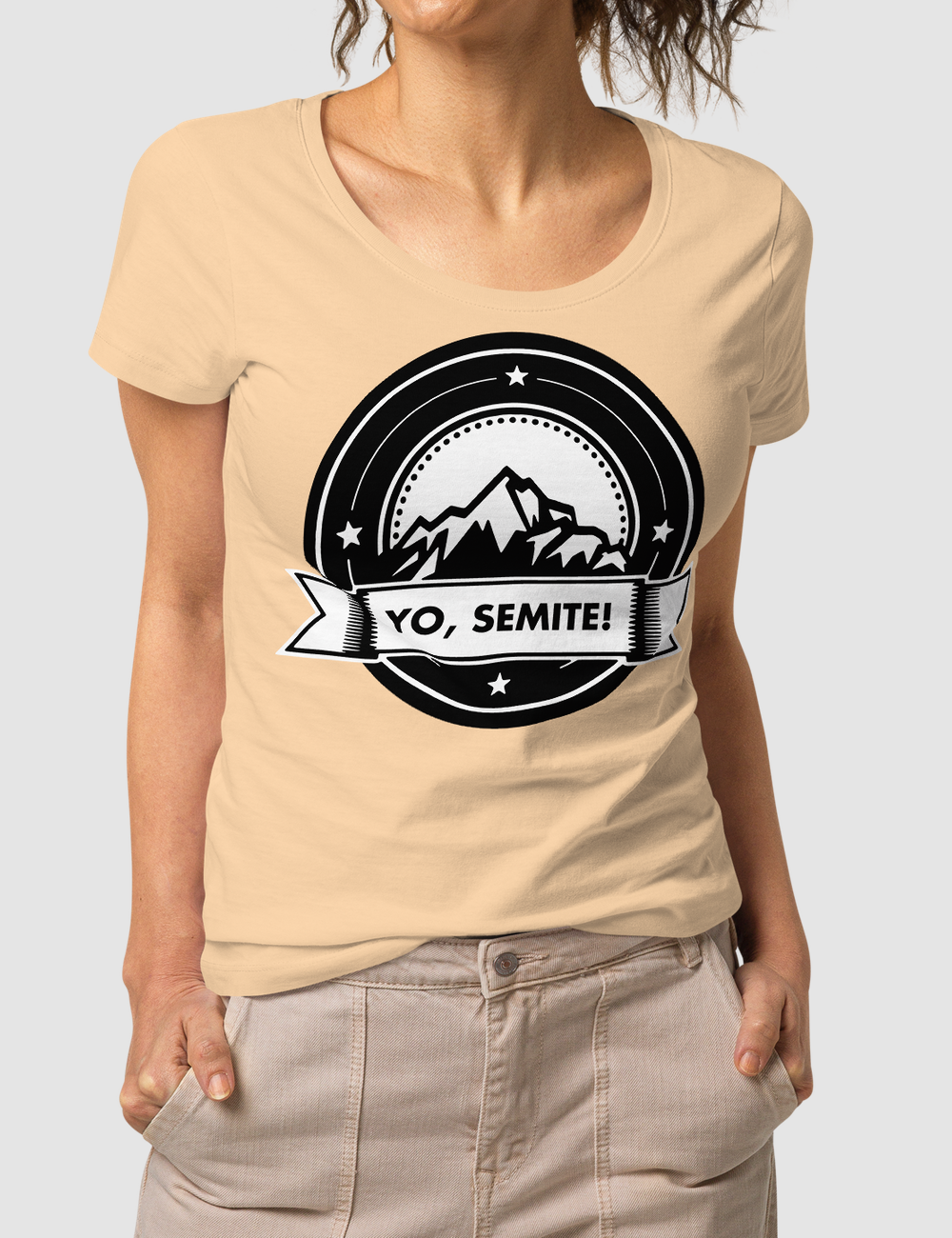Yo Semite | Women's Organic Round Neck T-Shirt OniTakai