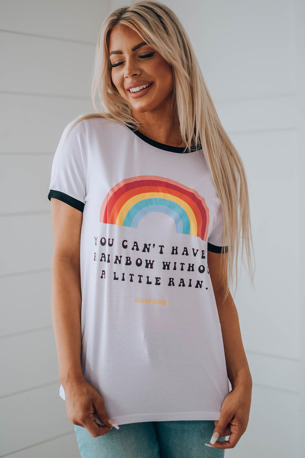 You Can't Have A Rainbow Without A Little Rain Graphic T-Shirt OniTakai