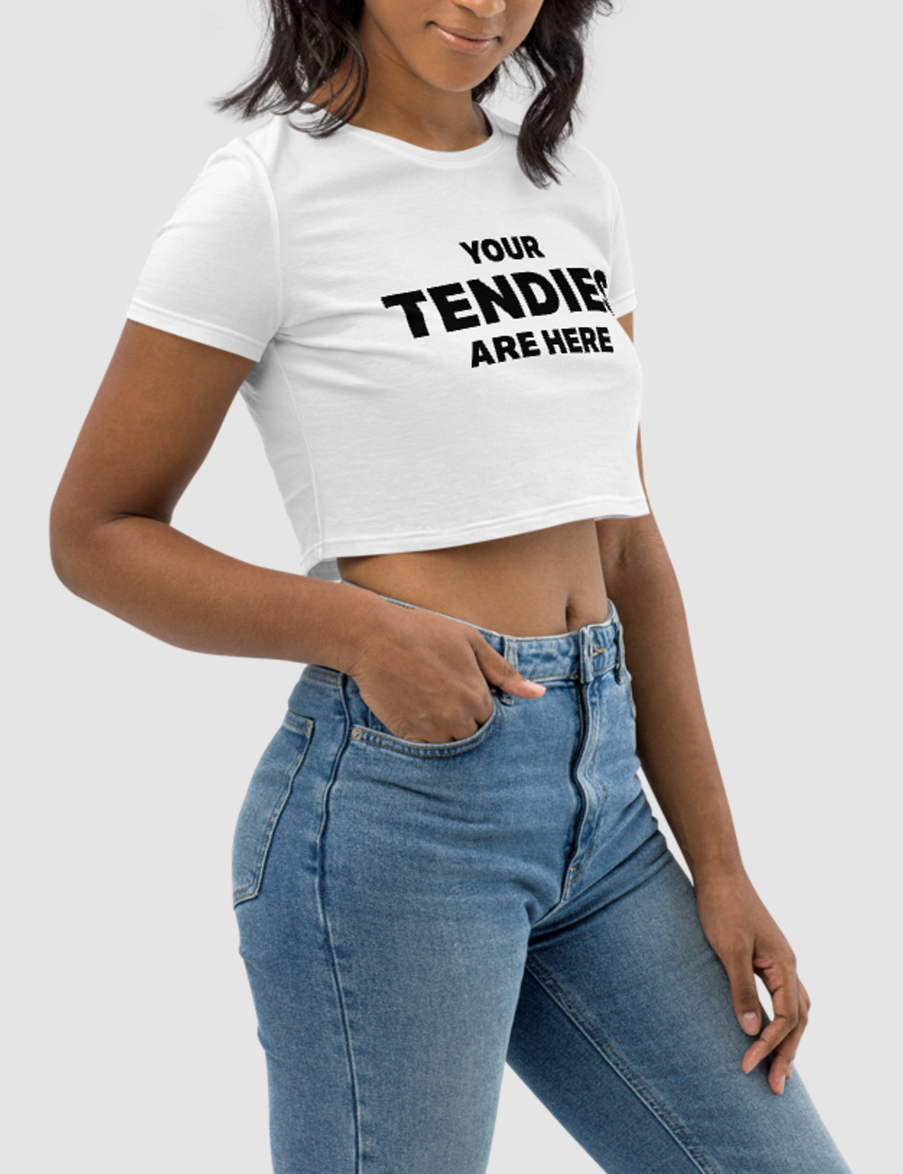 Your Tendies Are Here | Women's Crop Top T-Shirt OniTakai