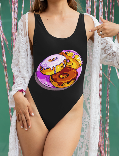 Yummy Donuts | Women's One-Piece Swimsuit OniTakai