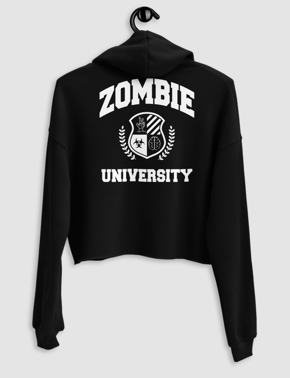 Zombie University | Back Print Crop Hoodie OniTakai