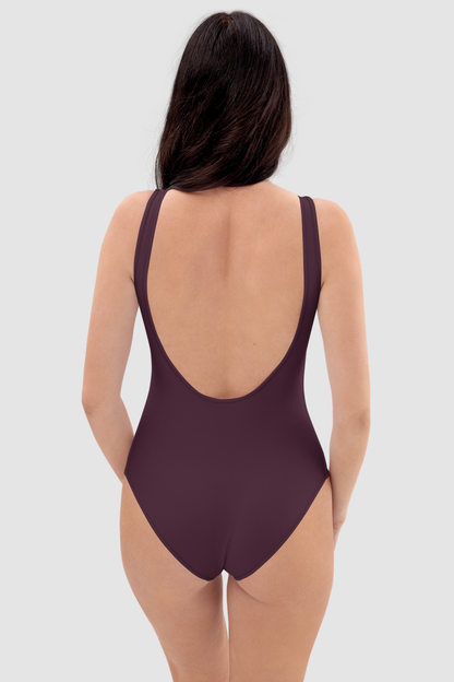 Aubergine Women's One-Piece Swimsuit