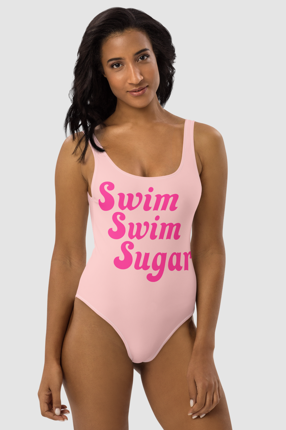 Swim Swim Sugar Cosmo Pink Women's One-Piece Swimsuit