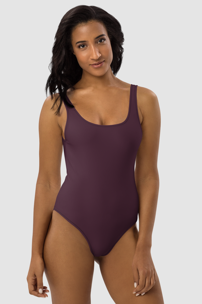 Aubergine Women's One-Piece Swimsuit