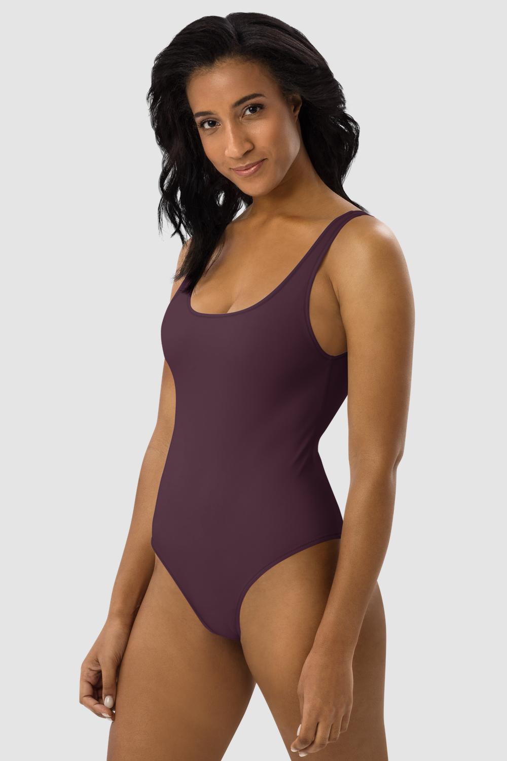 Aubergine Women's One-Piece Swimsuit