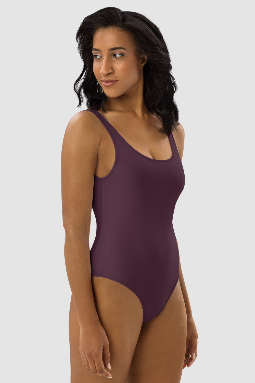 Aubergine Women's One-Piece Swimsuit