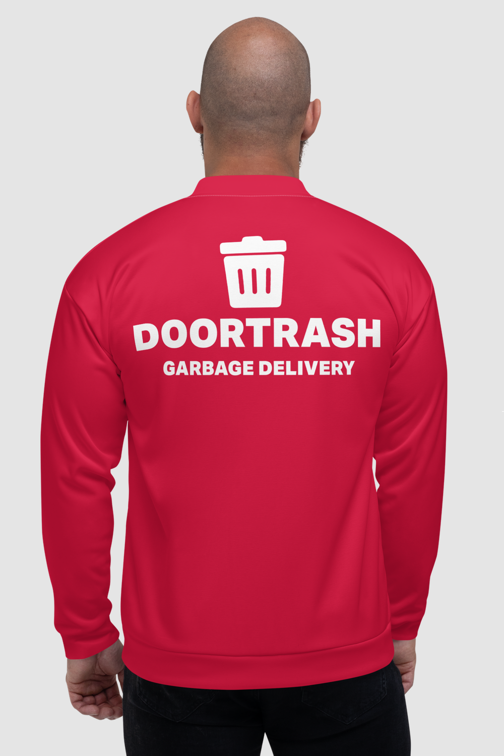 DoorTrash Garbage Delivery Men's Lightweight Bomber Jacket