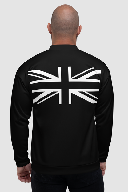 Union Jack (White Stripes) Men's Lightweight Bomber Jacket