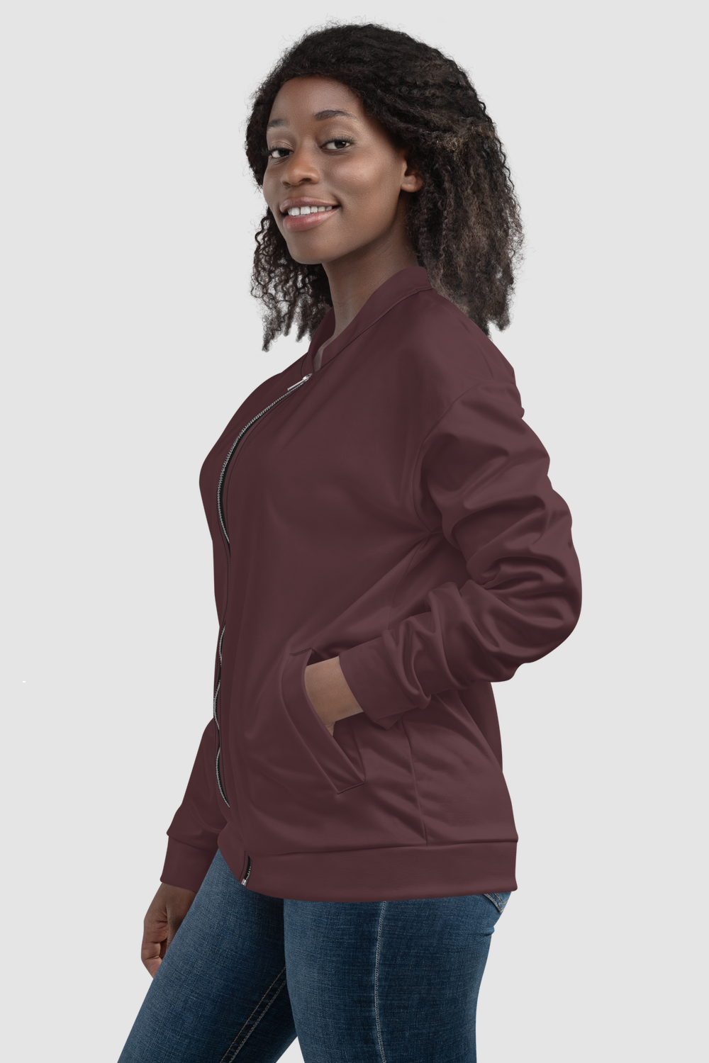 Cabernet Sauvignon Women's Lightweight Bomber Jacket