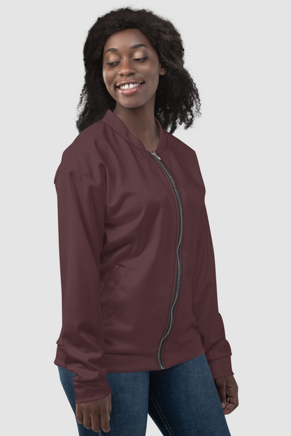 Cabernet Sauvignon Women's Lightweight Bomber Jacket