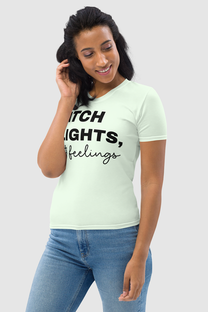 Catch Flights Not Feelings Honeydew Women's Sublimated T-Shirt