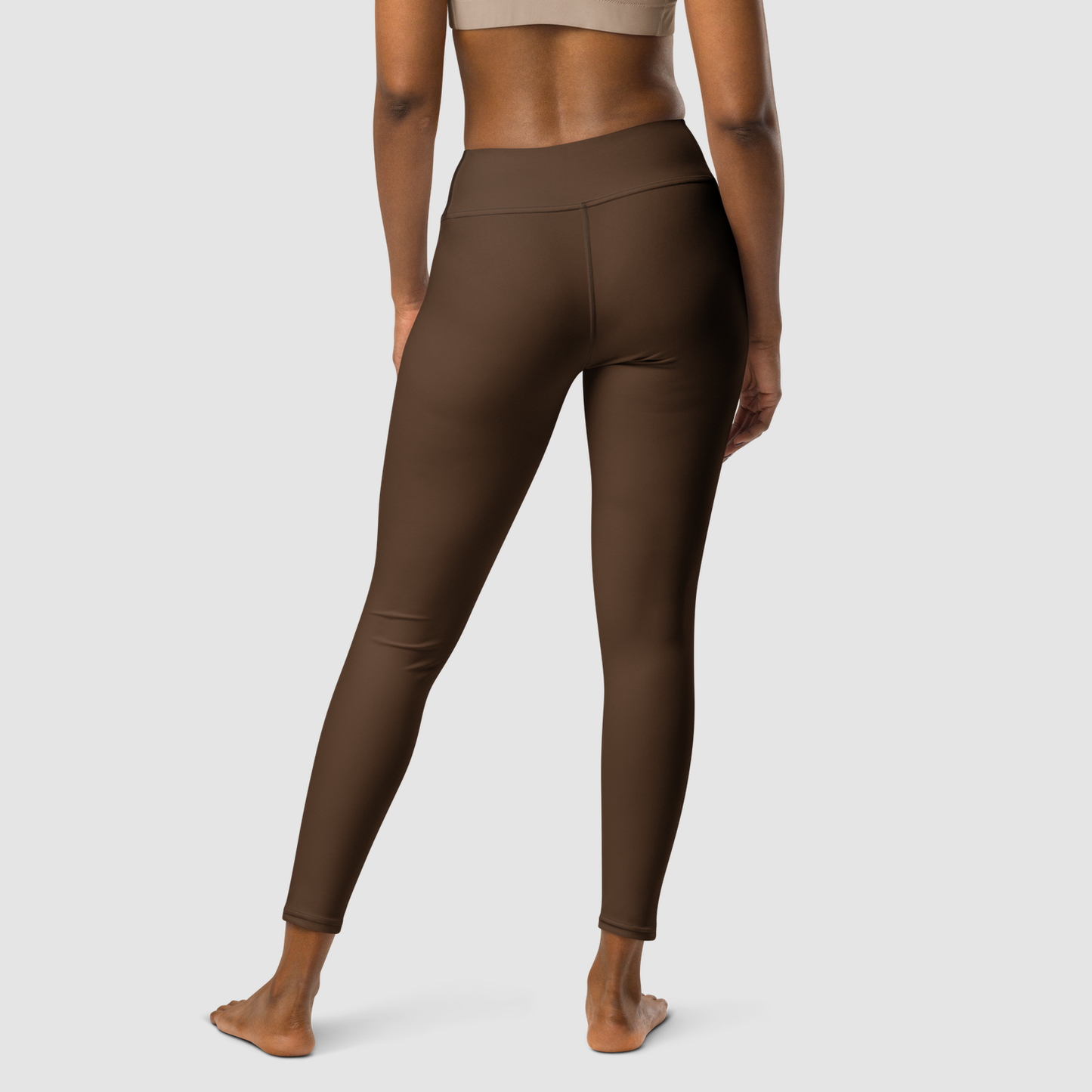 Colovian Deep Brown Ale Brew Women's High Waist Yoga Leggings