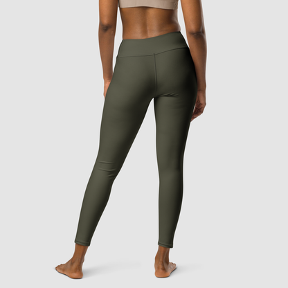 Forest Gray Women's High Waist Yoga Leggings