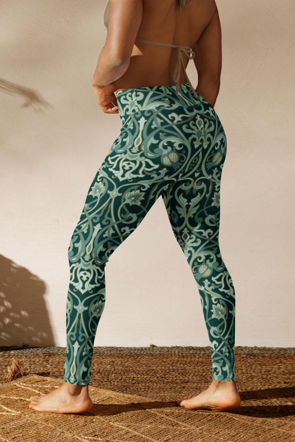 Ancient Wood Elf Women's High Waist Yoga Leggings