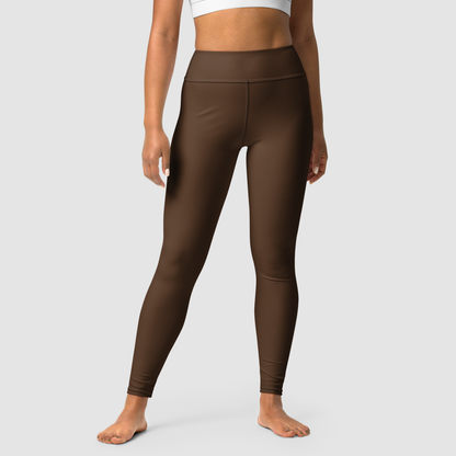 Colovian Deep Brown Ale Brew Women's High Waist Yoga Leggings