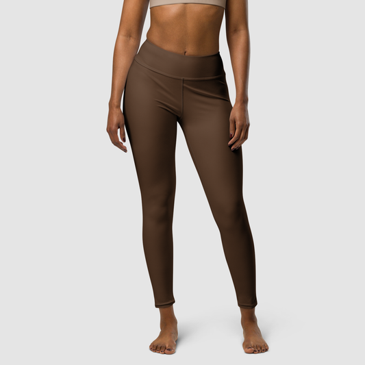 Colovian Deep Brown Ale Brew Women's High Waist Yoga Leggings