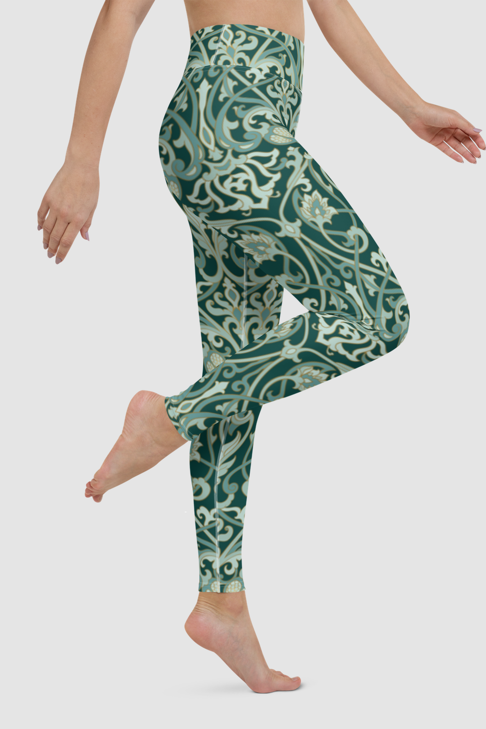 Ancient Wood Elf Women's High Waist Yoga Leggings