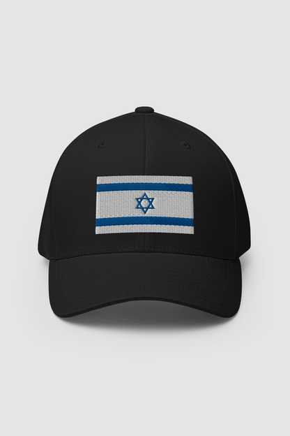 Israel Flag Closed Back Flexfit Hat