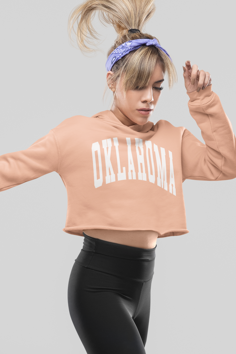 Oklahoma Crop Hoodie