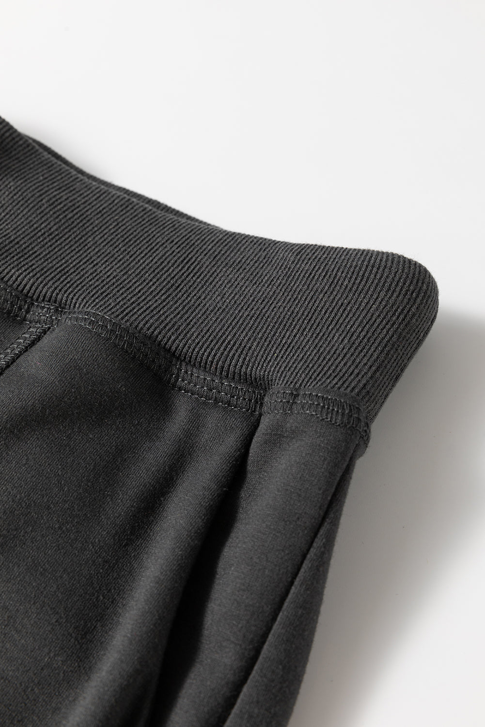 Carbon Grey Cargo Pockets Drawstring Sweatpants