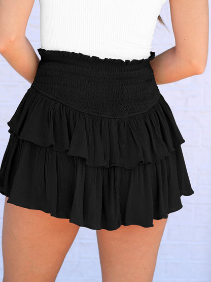 Women's Casual Tennis Fashion All-Match Cake Short Mini Skirt