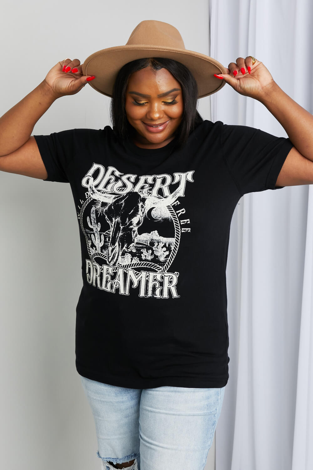 mineB's Desert Dreamer Graphic Print Women's T-Shirt OniTakai