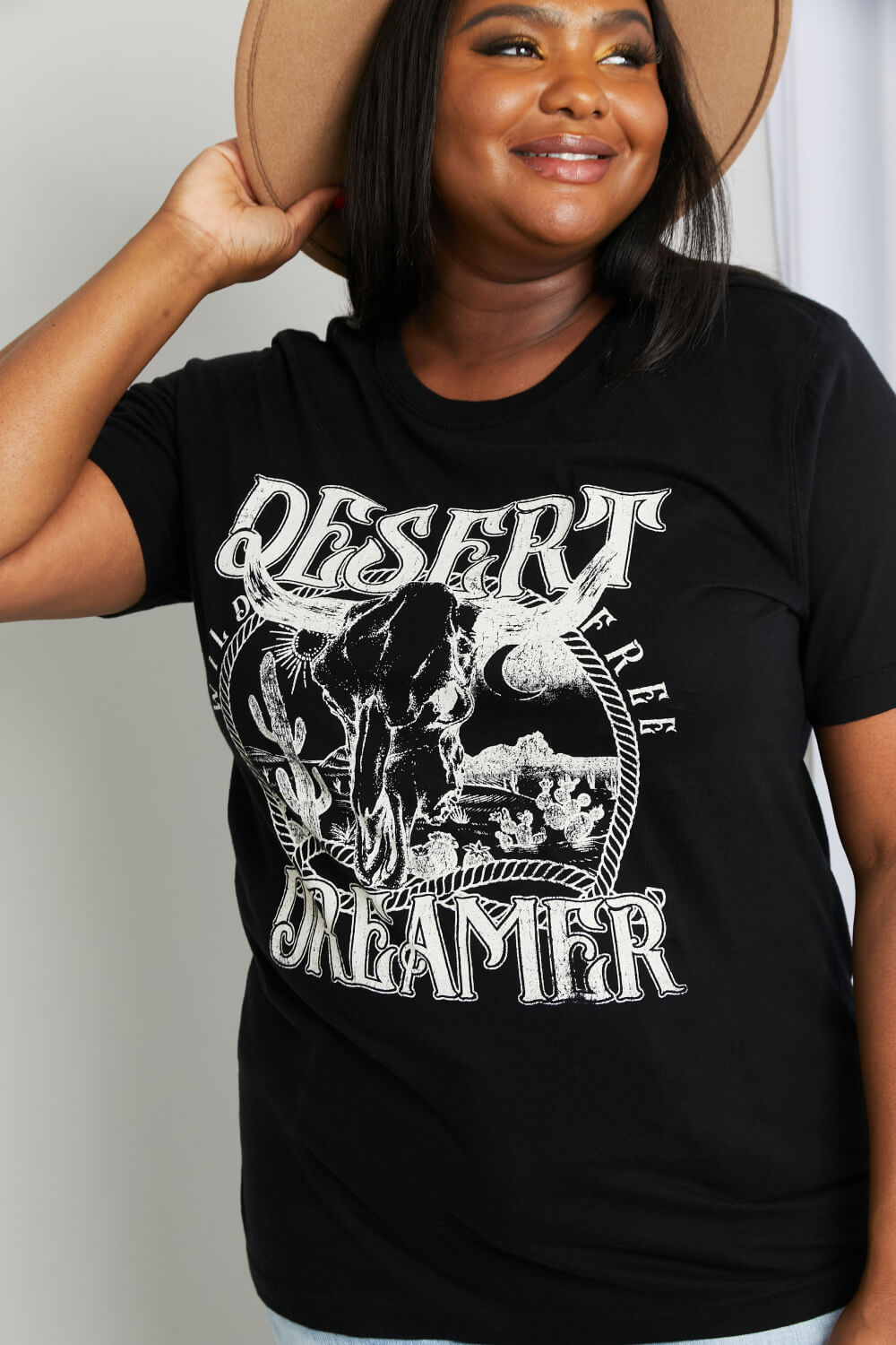 mineB's Desert Dreamer Graphic Print Women's T-Shirt OniTakai
