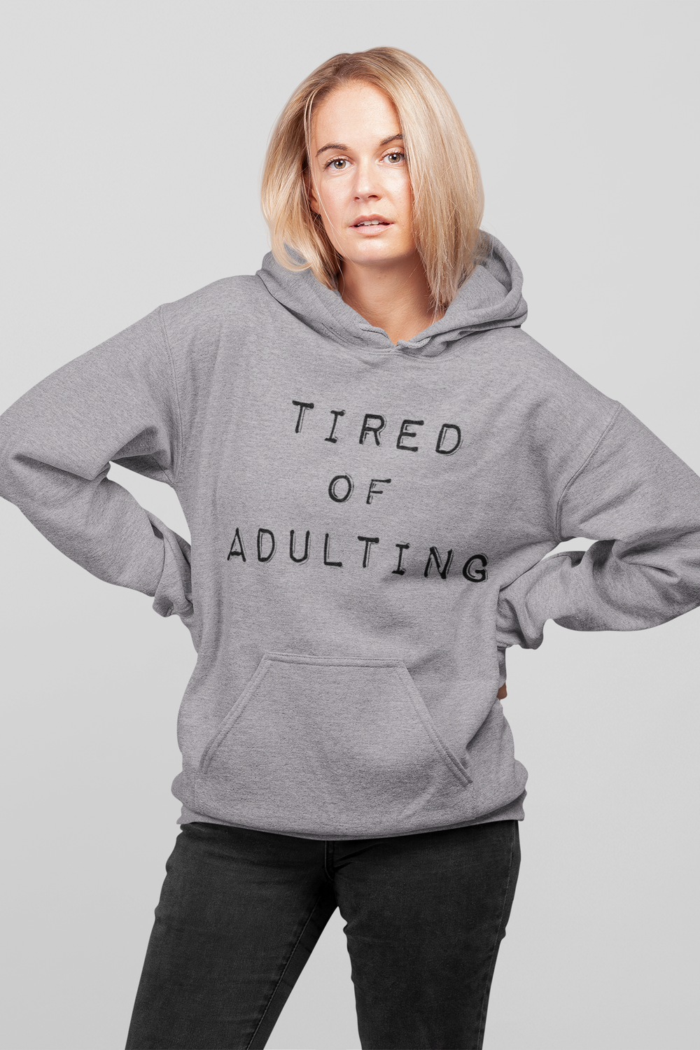 Tired Of Adulting Classic Hoodie