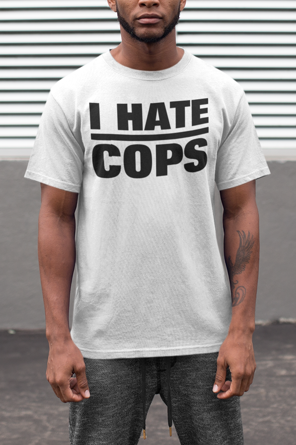 I Hate Cops Men's Classic T-Shirt