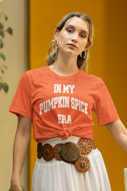 In My Pumpkin Spice Era Women's Soft Jersey T-Shirt