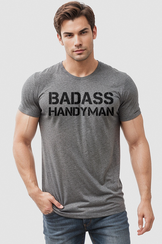 Badass Handyman Men's Tri-Blend T-Shirt