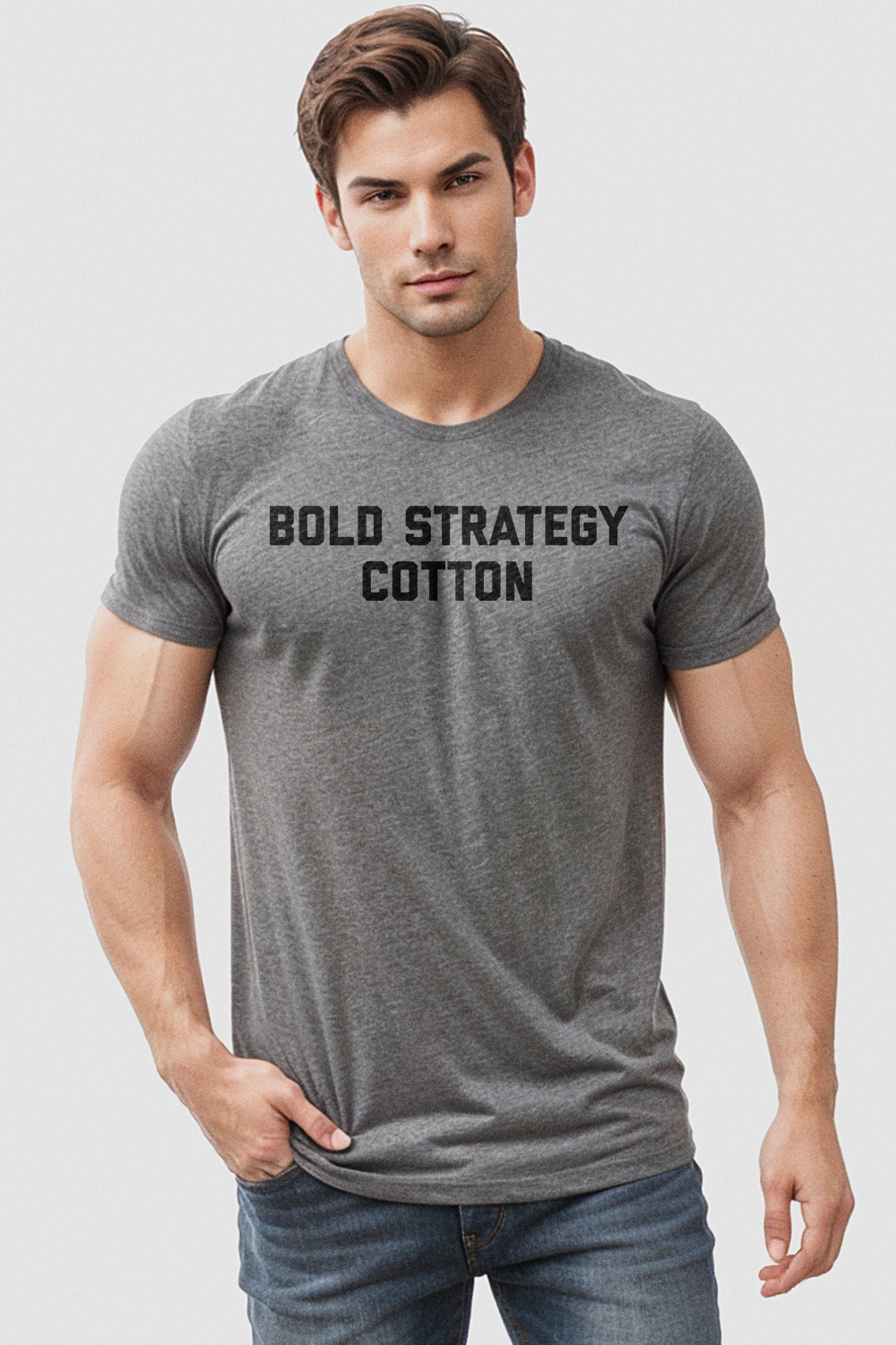 Bold Strategy Cotton Men's Tri-Blend T-Shirt