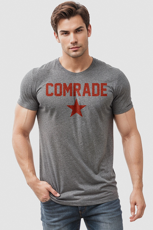 Comrade Graphic Print Men's Tri-Blend T-Shirt
