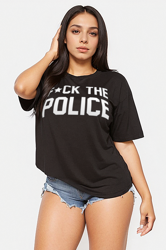 Fck The Police Women's Casual T-Shirt