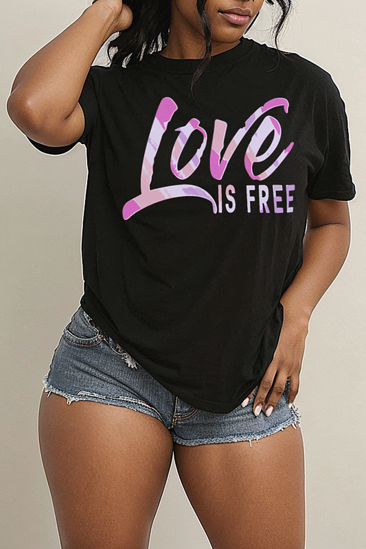 Love Is Free Women's Casual T-Shirt